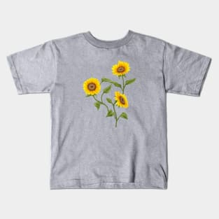 Sunflowers Kids T-Shirt